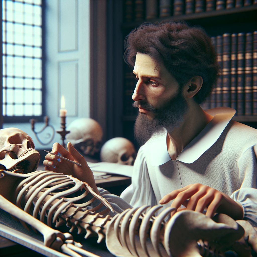 Andreas Vesalius i jego prace nad anatomią układu kostnego