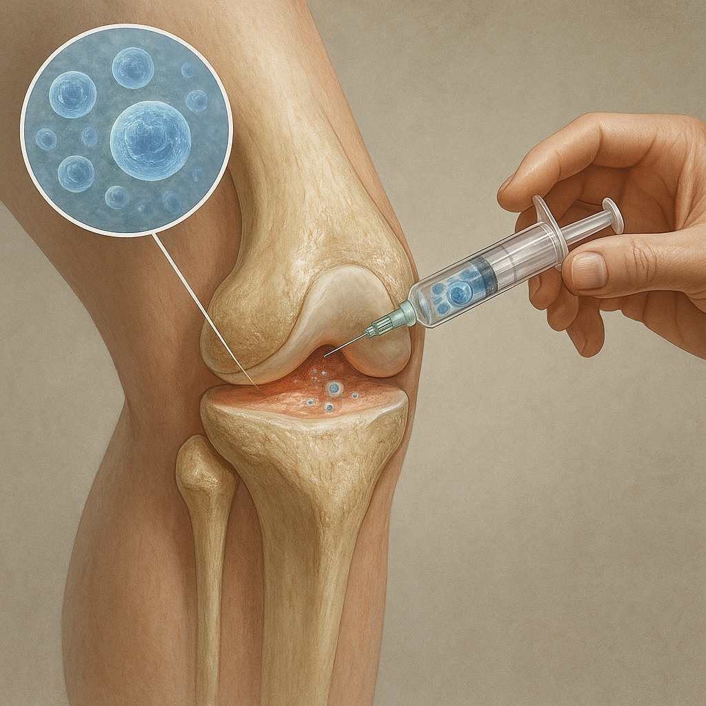 Jak komórki macierzyste wspierają leczenie uszkodzeń stawów
