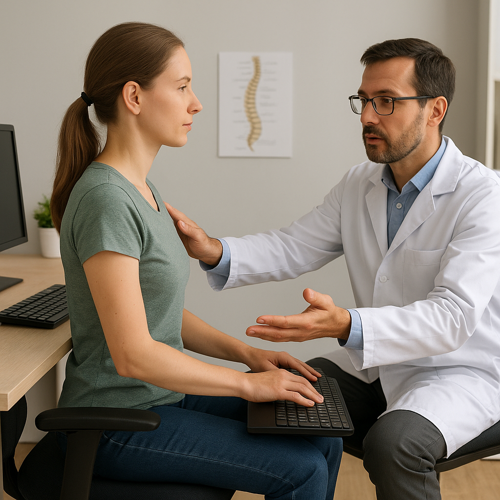 Jak dbać o kręgosłup przy pracy siedzącej – porady ortopedy