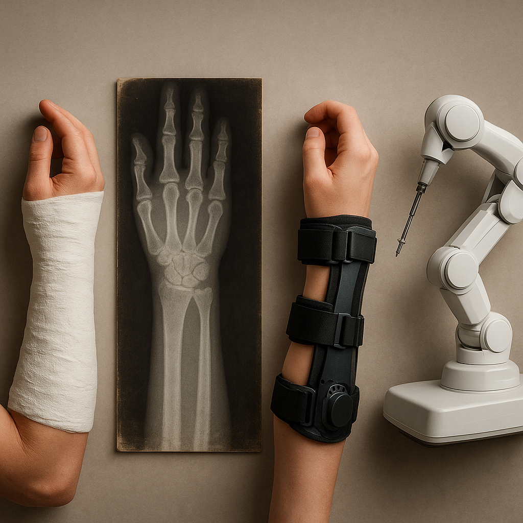 Jak wygląda historia ortopedii – od gipsu po roboty chirurgiczne