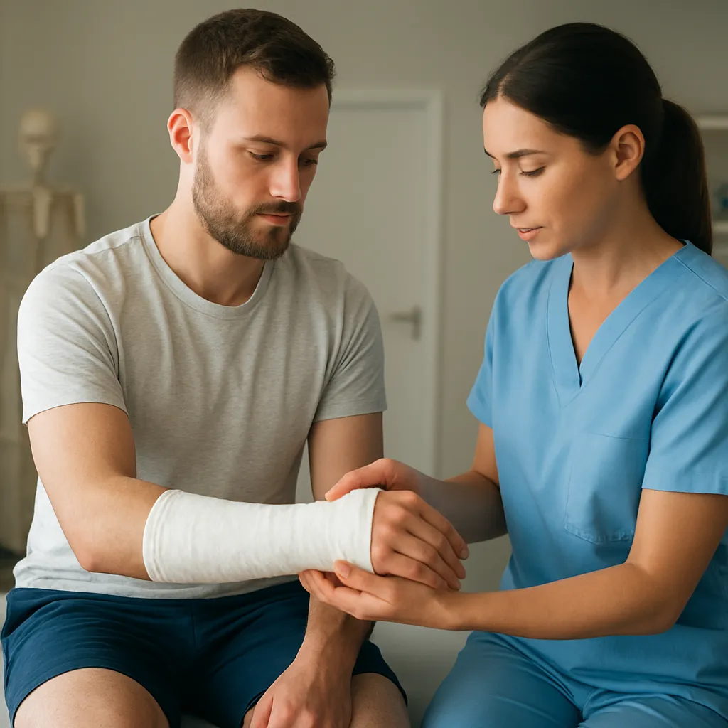 Jak postępować po zdjęciu gipsu – pierwsze dni rehabilitacji